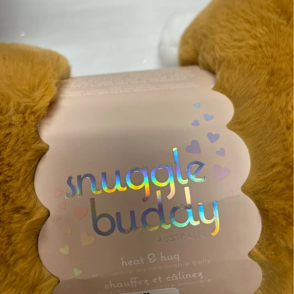 Corgi Dog with Rose Plush Snuggle Buddy Heat & hug w/ Microwaveable belly NWT